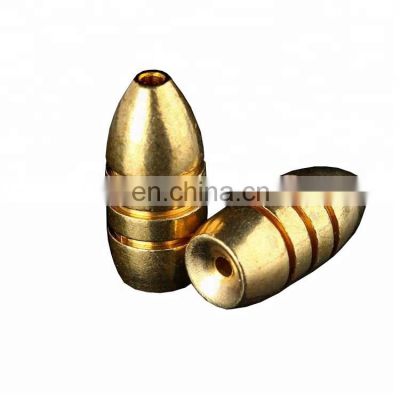 Wholesale 3.5g-10g Copper Bullet Weights Fishing Sinkers Fishing Accessaries Fishing Sinkers