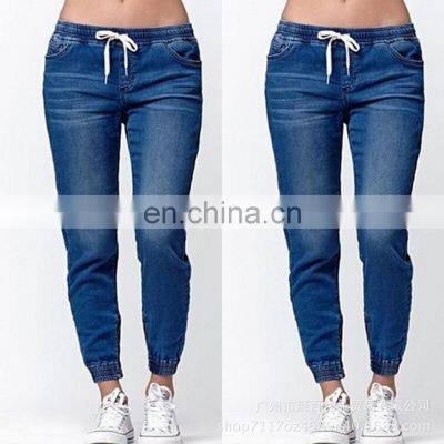 S-5XL Wholesale Brand Women's Summer Stretch Slim Plus Size Jeans Custom Denim Custom Denim photo-3