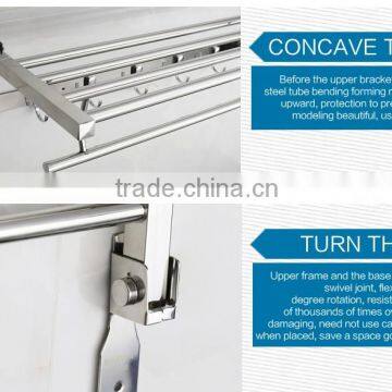 Wesda Decorative Foldable Hotel Style Bathroom Storage Rack 8832 Quality Choice photo-6