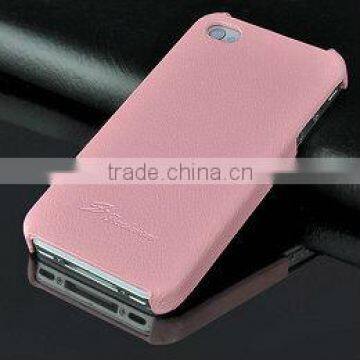 pure color pu flip phone case for iphone 5