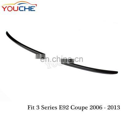 M3 Style Carbon Fiber Rear Spoiler for BMW 3 Series E92 M3 2-door Coupe 2006-2013 Trunk Lip photo-4