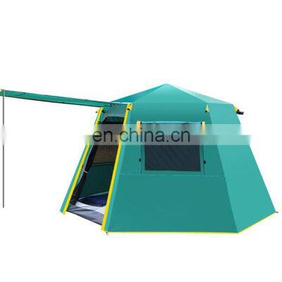 New design portable trailer aluminium roof automatic cotton canvas tent family camping