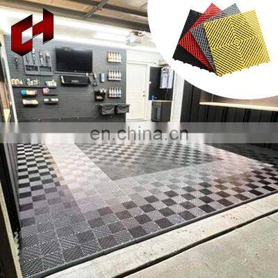 50Mm Wholesale Modular System Checkered Drain Truck Park Aid Floor Mat Interlocking Flooring Garage Tiles For Home Room