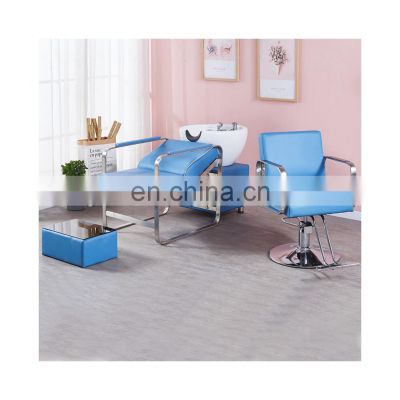 Hot Sale High Quality Salon Furniture Electric Adjustable Shampoo Bed with Ceramic Washbasin