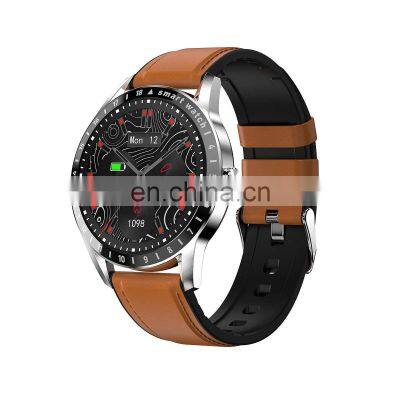 LA10 Mens Womens Fashion Smartwatch Blood Oxygen Heart Rate IP68 Waterproof Smart Watch Round Shape