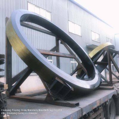 Cement Plant Casting Alloy Ring Grinding Rotary Kiln Tyre