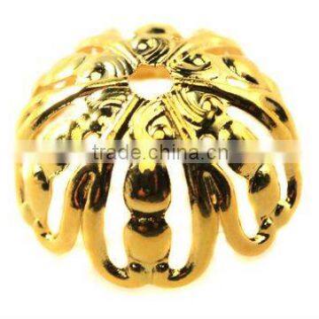 Hot sale Diameter 15mm Brass Bead Caps Jewelry findings