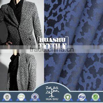 Best Selling Free Sample from Factory TR leopard jacquard fabric for leisure suit