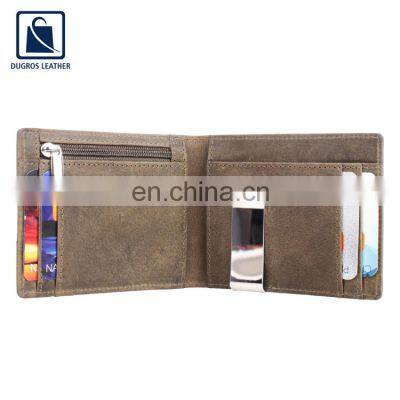 Wholesale Quantity Exporter of Hot Selling Luxury Pattern Genuine Leather Money Clip Wallet for Men photo-3
