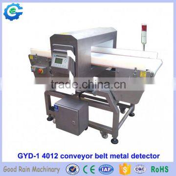 Industrial belt metal detector for food industry