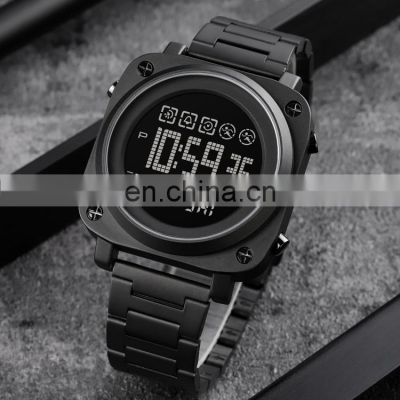 New Arrival Skmei 1726 Gold Black Digital Watch Sport Saat Wristwatch 30M Waterproof