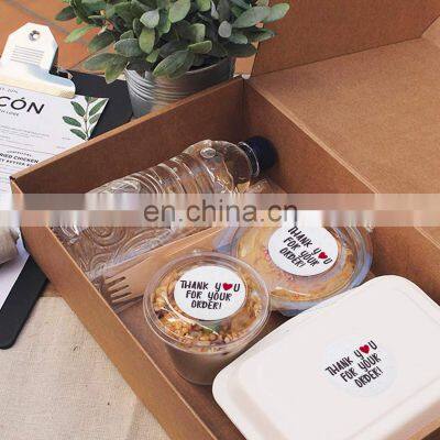 China Supplier Custom LOGO Printed Stickers Private Label Self Adhesive Waterproof Strong Glue Thank You Sticker photo-5