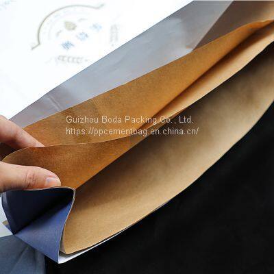 Multi-layer laminate tile adhesive gypsum plaster wall putty powder valve bags 50kg cement bag