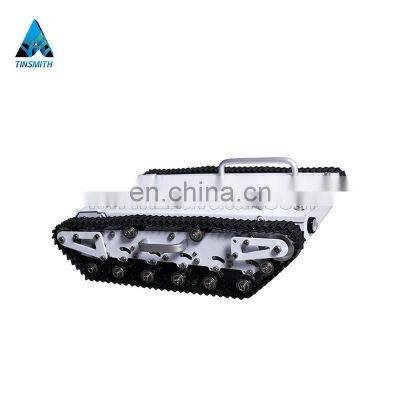 120w*2 Rated Power Metal Track Robot Chassis For Education