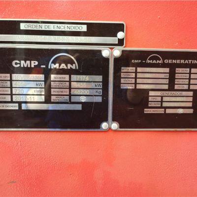 6 Sets MAN 18V28/32S HFO Generator 3850kW 60Hz 4160V photo-3