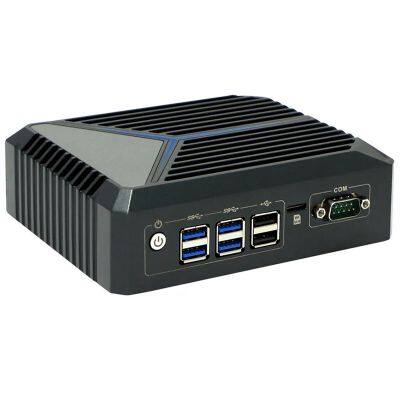 Fanless Mini PC 12th Gen Celeron J6412 2 LAN 8 USB 2 HD DDR4 3200MHz Industrial PC for Medical photo-2