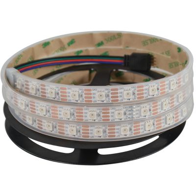 DC 12V 60 Leds/M 5050 RGB 60 Pixel MultiColor indoor decor ambient Digital Rgb Led Strip Various Effect ws2815 led strip