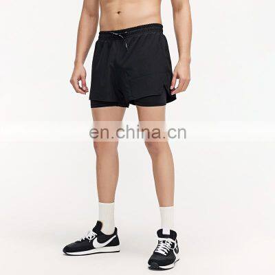 Quick Dry Custom Marathon Running Training Wear 2 In 1 Drawstring Outdoor Basketball Fitness Gym Sports Shorts Jogging For Men photo-4