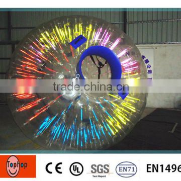 2016 Top quality Colorful Shinning Zorb Ball Cheap Zorb Balls for sale