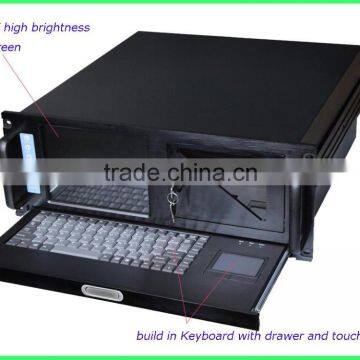 8.4 Inch Touch Screen Industrial 4U Rackmount Cabinet
