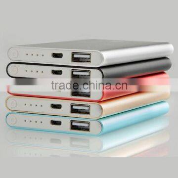 3000mAh aluminium usb power bank charger for samsung