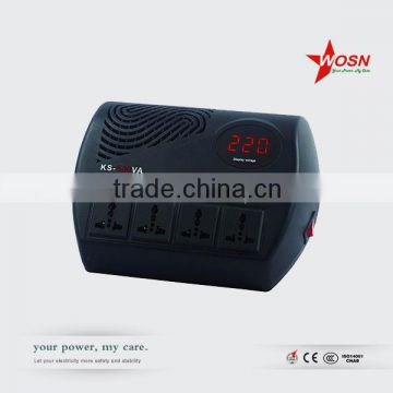 2016 New design WOSN Electron Rrelay Type KS-500VA Voltage stabilizer/regulator