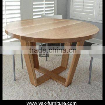 DT-072 Breakfast Round Wood Eating Table