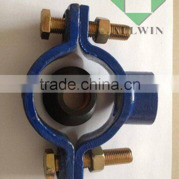 Cast Iron Saddle Clamp for PVC pipes