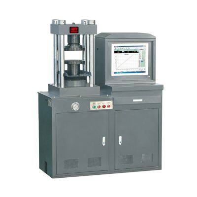 YAW-300KN Oil Well Cement Stone Press Compression Testing Machine With 1-Year Warranty Lab Equipment photo-2