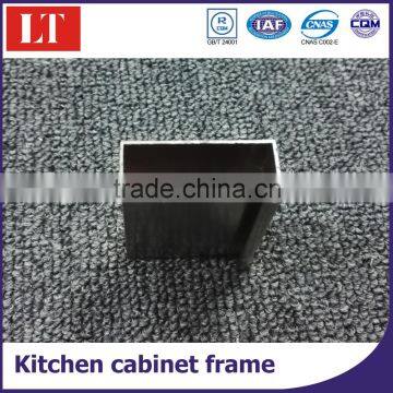 aluminium glass door frame MDF kitchen cabinet handle profile/cupboard door frame profile