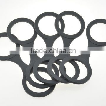 2016 Food grade silicone black and sex toy handcuff for women and man