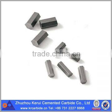 Tungsten carbide burr blanks of SS10 Hexagonal prisms and Six surface mining tooth