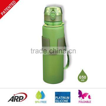 Fashion Designer Excellent SIilicone Collapsible Water Bottle