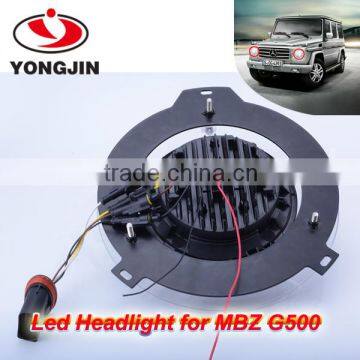 High / Low Beam 90w 75w 11 Inch Led Headlight for MBZ G500