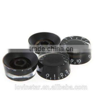 Drop Shpping Custom Speed Knobs Volume Tone Control Acrylic Buttons Replacement Guitar Parts Black photo-6