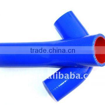 Blue 2.5" to 2.5" 90 degree elbow silicone hose