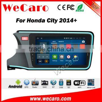 Wecaro WC-HF1036 10.2 inch android 4.4/5.1 car audio system for honda city 2014 2015 2016 With Wifi and 3G GPS