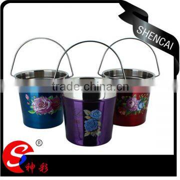 Promotional 1.3L stainless steel beer champagne bucket wine cooler