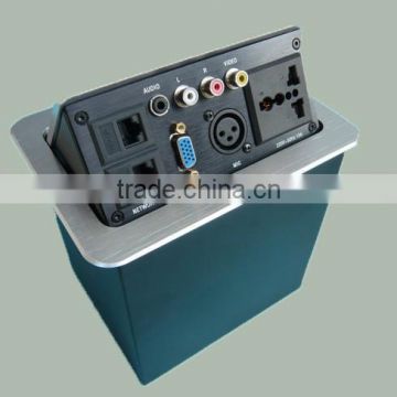 BW-651 Aluminum Panel Pop Up AV Table Box