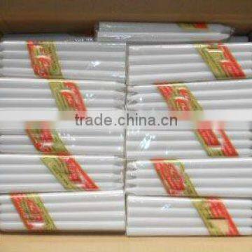 Cellophane packed common white paraffin wax candles