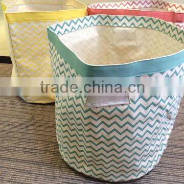Foldable waterproof laundry mesh bag laundry hamper toy storage bin