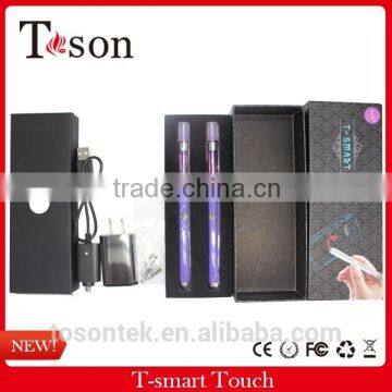 Fashionable penstyle T-smart touch e cig vaporizer