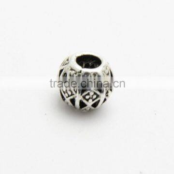 Factory Offer Big Hole Zinc Alloy Beads, DIY Anti-silver Big Hole Metal Beads for Bracelets and Necklace photo-4