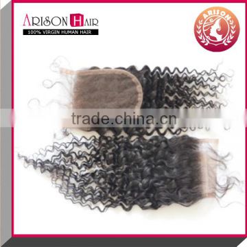 Alibaba king goods curly lace closure