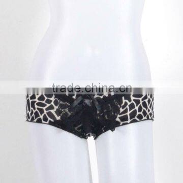 Hot Sales Newest Sexy Pattern Print Panties Thongs Women 6002