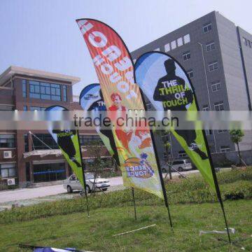 3.5m outdoor advertising banner and flags