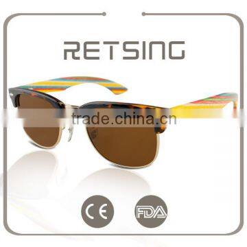 2016 New Fashion Factory Bamboo And Wood Sunglasses