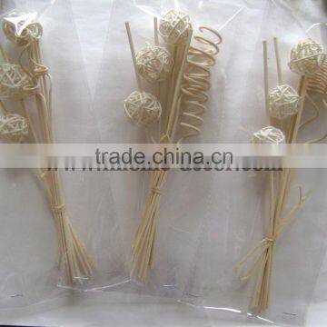 Shenzhen Lihome Factory Export Nattural AA Grade Curly Shape Home Fragrance Reed Diffuser Rattan Sticks photo-3