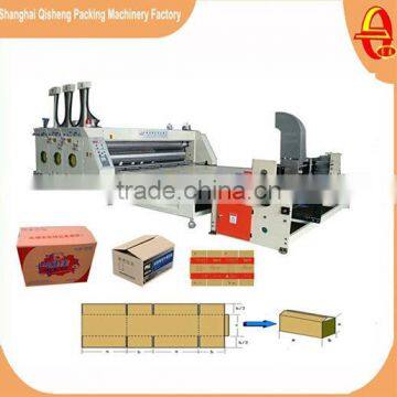 Automatic flexo printing slotting machine / corrugated cardboard carton box printer slotter