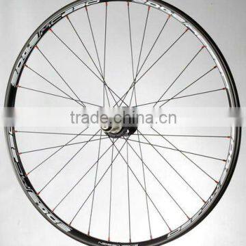 Alloy 26er MTB wheels clincher 23mm rim depth